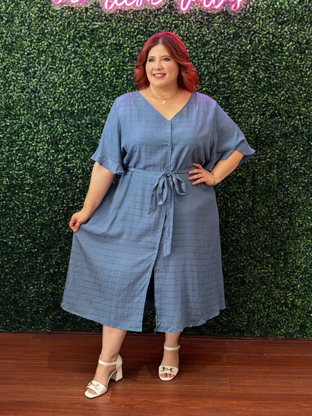 Vestido MIDI azul 1837