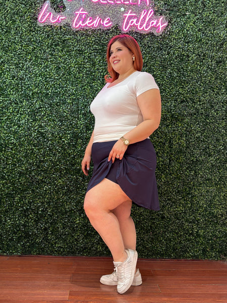 Falda deportiva navy SK30