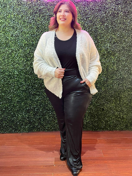 Cardigan light grey 7016