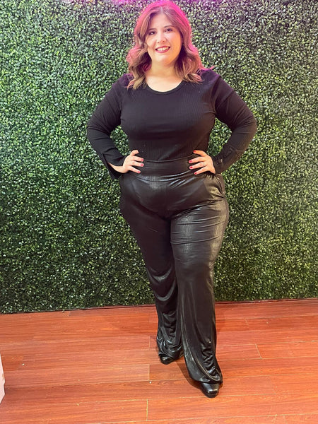 Pantalon Vinipiel negro  6717