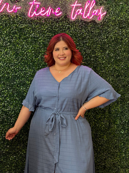 Vestido MIDI azul 1837