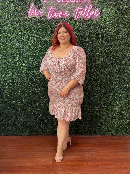 Vestido sage floral 5776