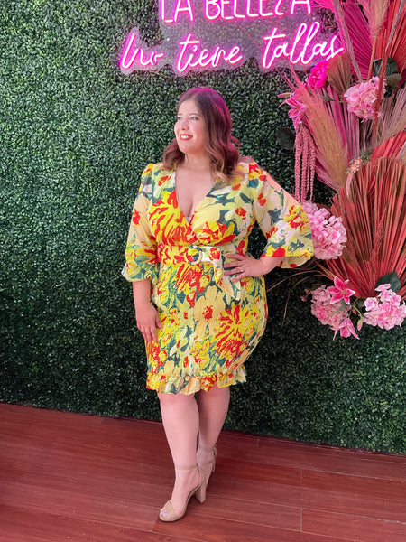 Vestido Estampado Lima 2607