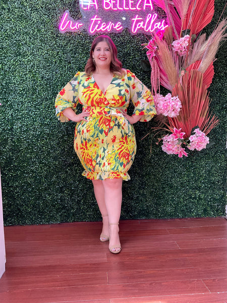 Vestido Estampado Lima 2607