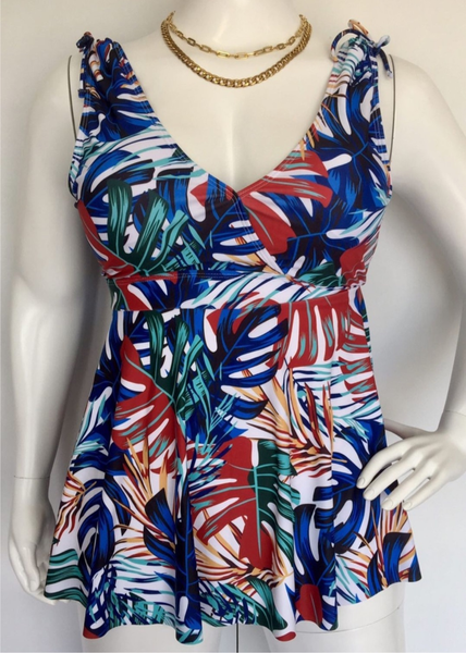 Traje Baño 2 Piezas Floral