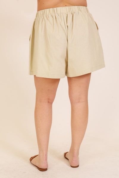 Short lino beige 8799