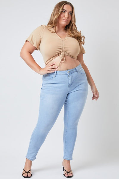 Mid Rise skinny jeans 4051