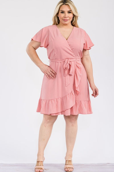 Vestido corto Mauve 5888