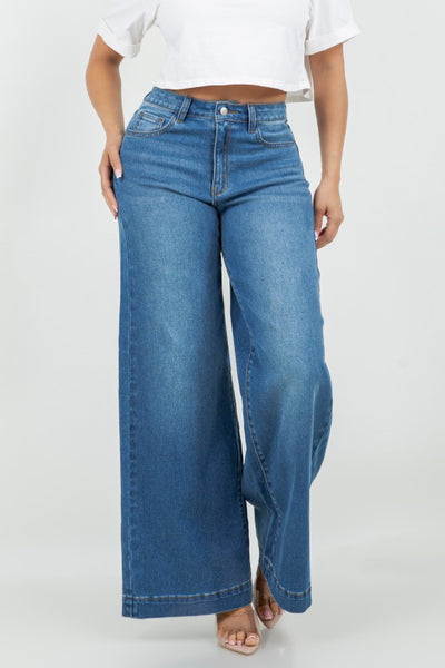 Pantalón jeans wide leg 2672