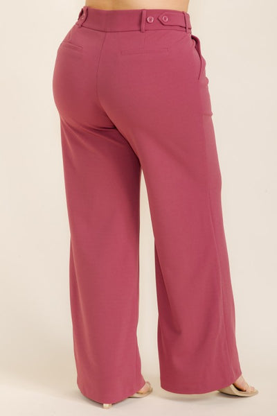 Pantalon de vestir mauve 3635
