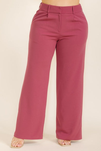 Pantalon de vestir mauve 3635