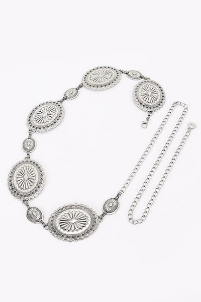 Cinto metal Silver 8961