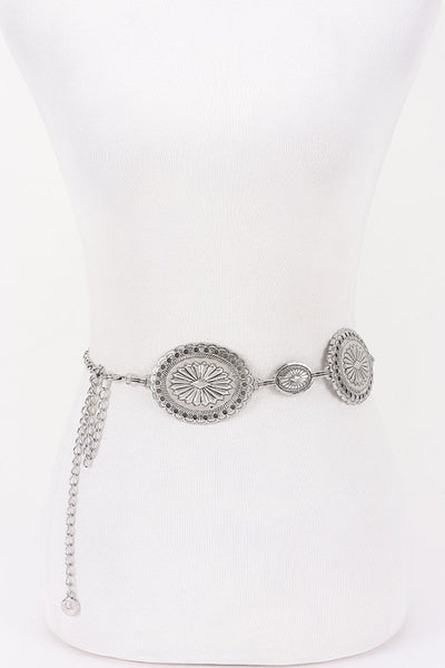 Cinto metal Silver 8961