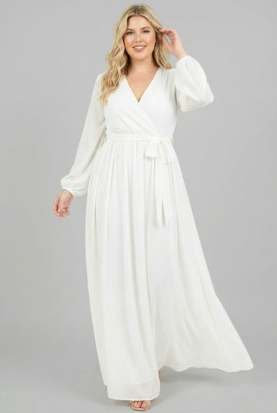 Maxi dress Ivory 4901