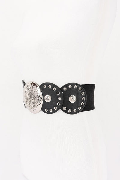 Cinto black Silver 9094