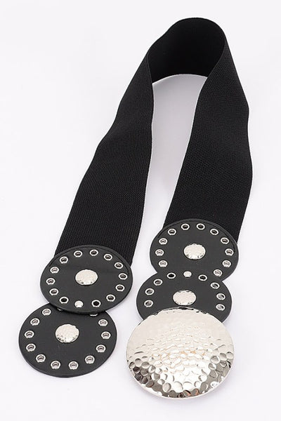 Cinto black Silver 9094