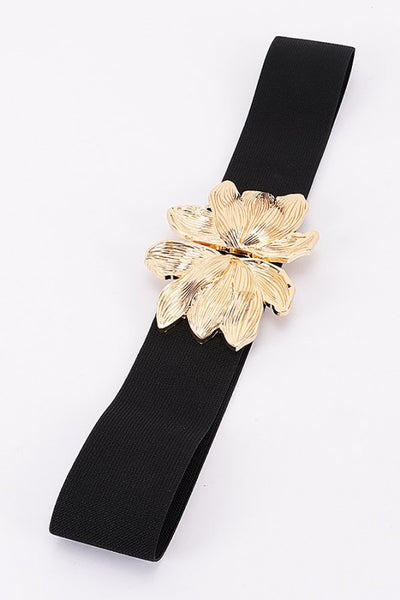 Cinto dorado negro 9097