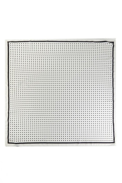Mascada polka dot blanca 9006