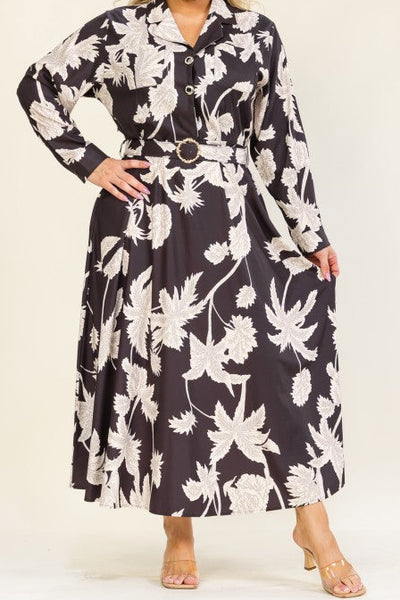 Black Belt dress 5797