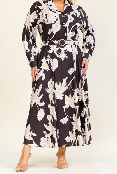 Black Belt dress 5797