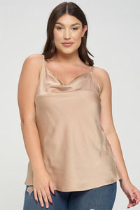 Blusa tirante taupe 4919