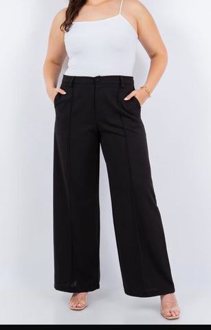 Pantalon de vestir negro 5407