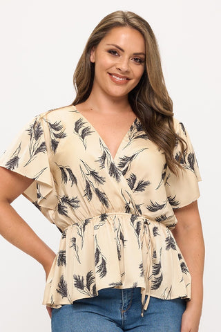 Blusa cream  6466