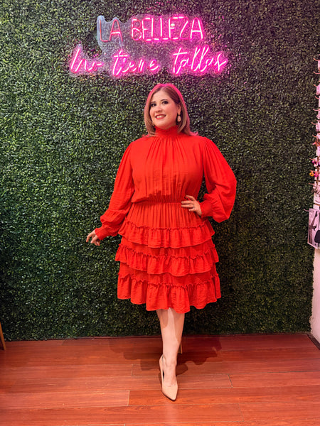 Vestido Orange 5852