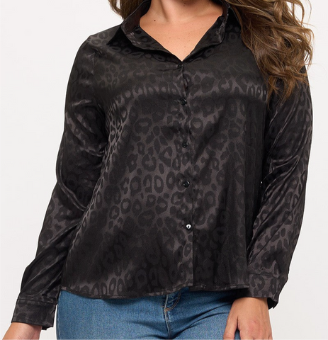 Blusa satinada black 6417