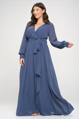 Vestido largo Dark salte P9011