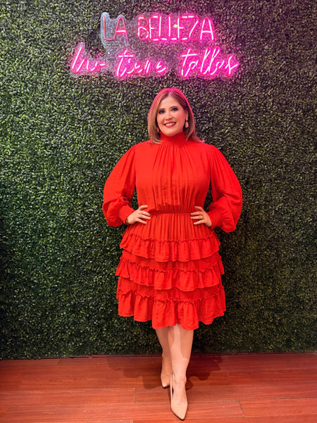 Vestido Orange 5852